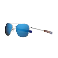 Randolph Aviator Gunmetal & Atlantic Blue Non-Polarized Lens Sunglasses