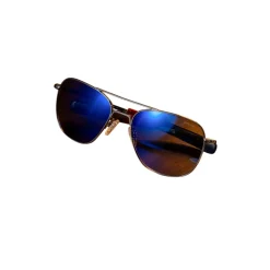 Randolph Aviator Gunmetal & Atlantic Blue Non-Polarized Lens Sunglasses