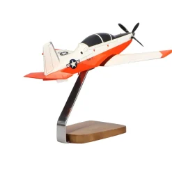 Raytheon T-6A Texan II U.S. Navy Medium Mahogany Model
