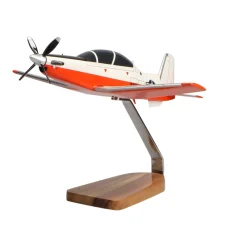 Raytheon T-6A Texan II U.S. Navy Medium Mahogany Model