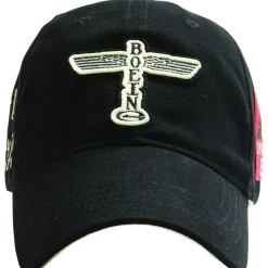 Red Canoe B-17 Flying Fortress Ball Cap Black