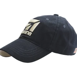 Red Canoe Cessna 3D Logo Ball Cap Navy