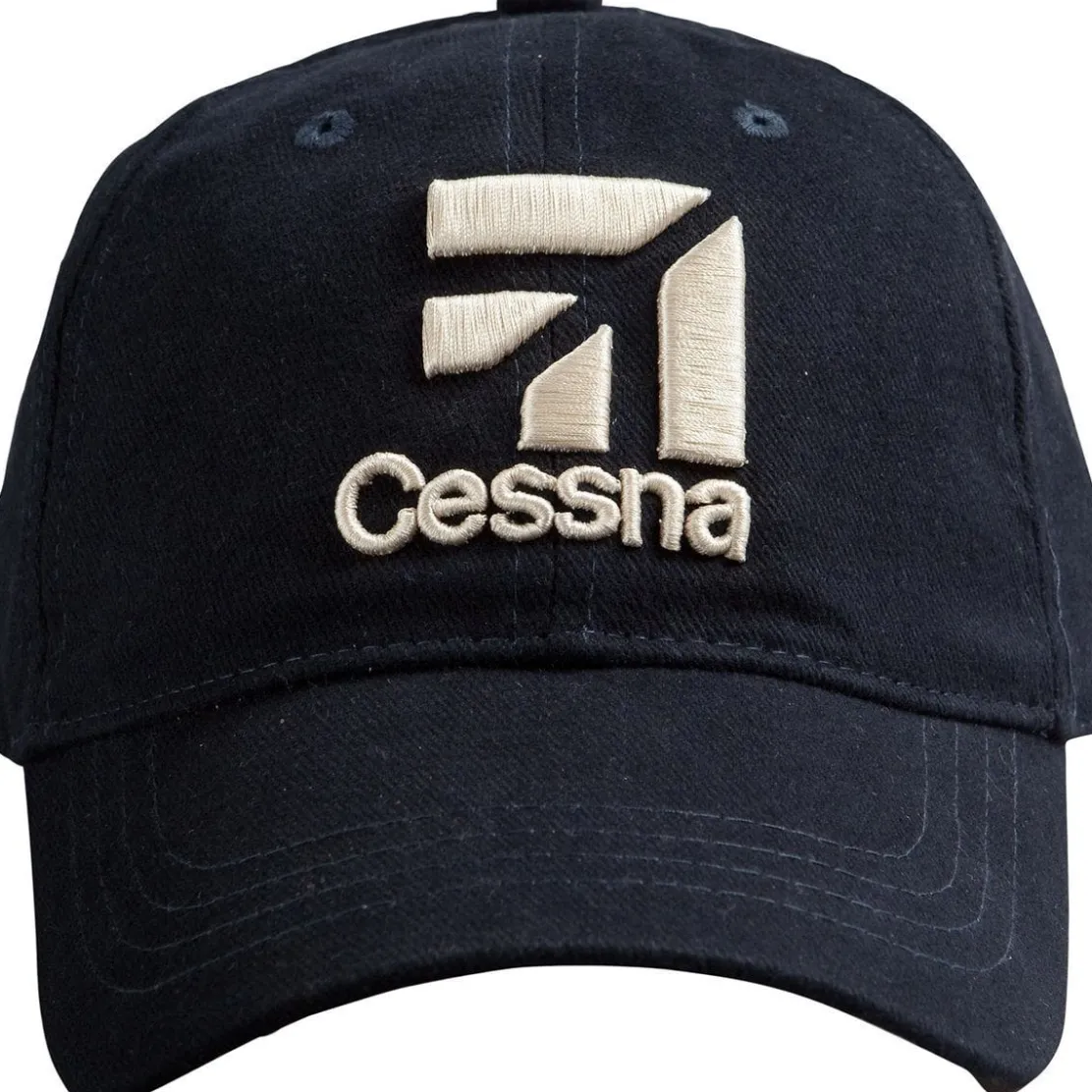Red Canoe Cessna 3D Logo Ball Cap Navy