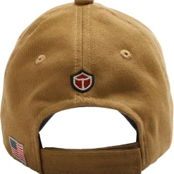Red Canoe Cessna 3D Logo Ball Cap Tan