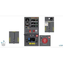 Robinson Helicopter 18" x 36" Cockpit Posters for Pilot Training