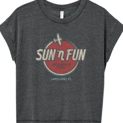 Rock the Runway Women's Vintage Wash SUN 'n FUN 2026 T-Shirt