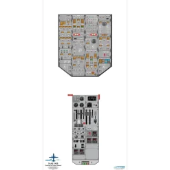 Saab 18" x 36" Cockpit Posters for Pilot Training