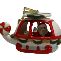 Santa Chopper Ornament