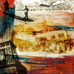 21 Seconds in the 14-bis Frank Martin Aviation Art Print