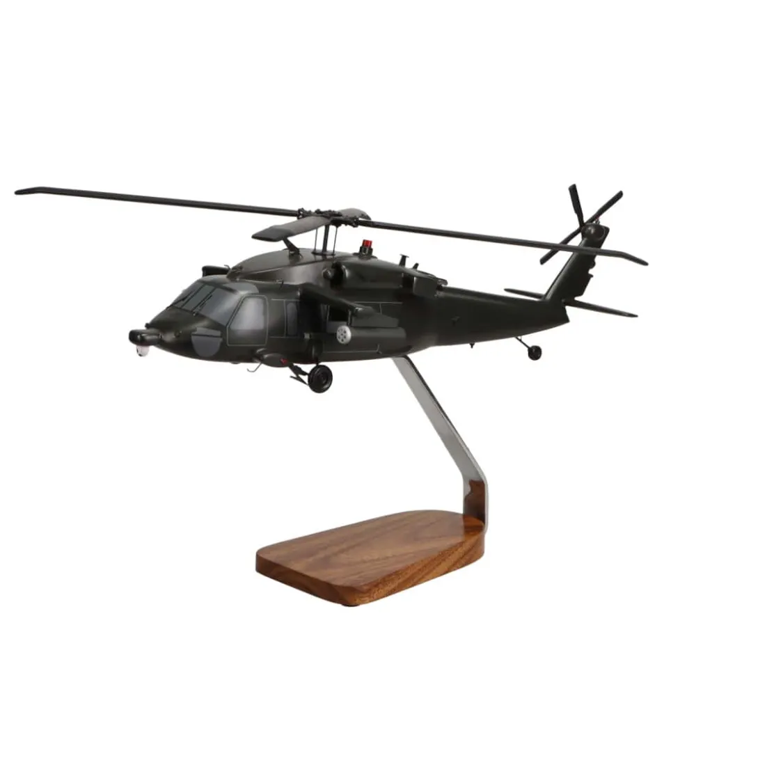 Sikorsky Armed UH-60 Black Hawk Large Mahogany Helicopter Model
