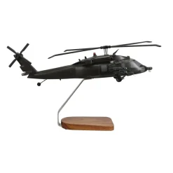 Sikorsky Armed UH-60 Black Hawk Large Mahogany Helicopter Model