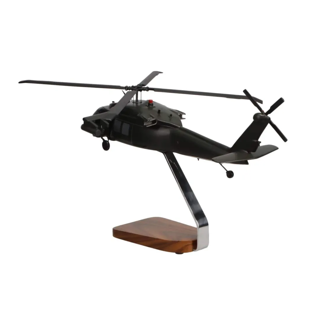 Sikorsky Armed UH-60 Black Hawk Large Mahogany Helicopter Model