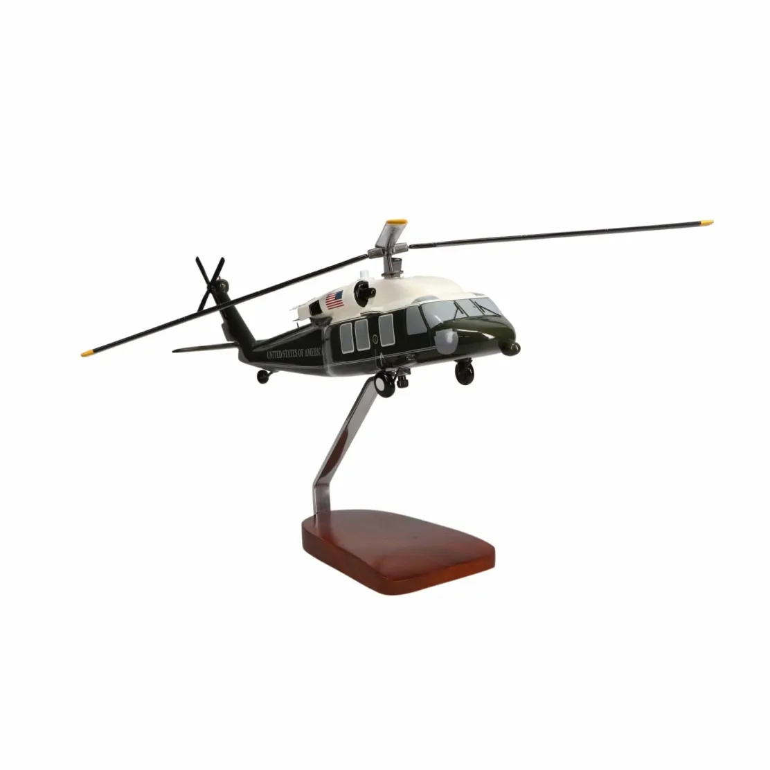 Sikorsky VH-60N White Hawk Marine One Large Mahogany Model