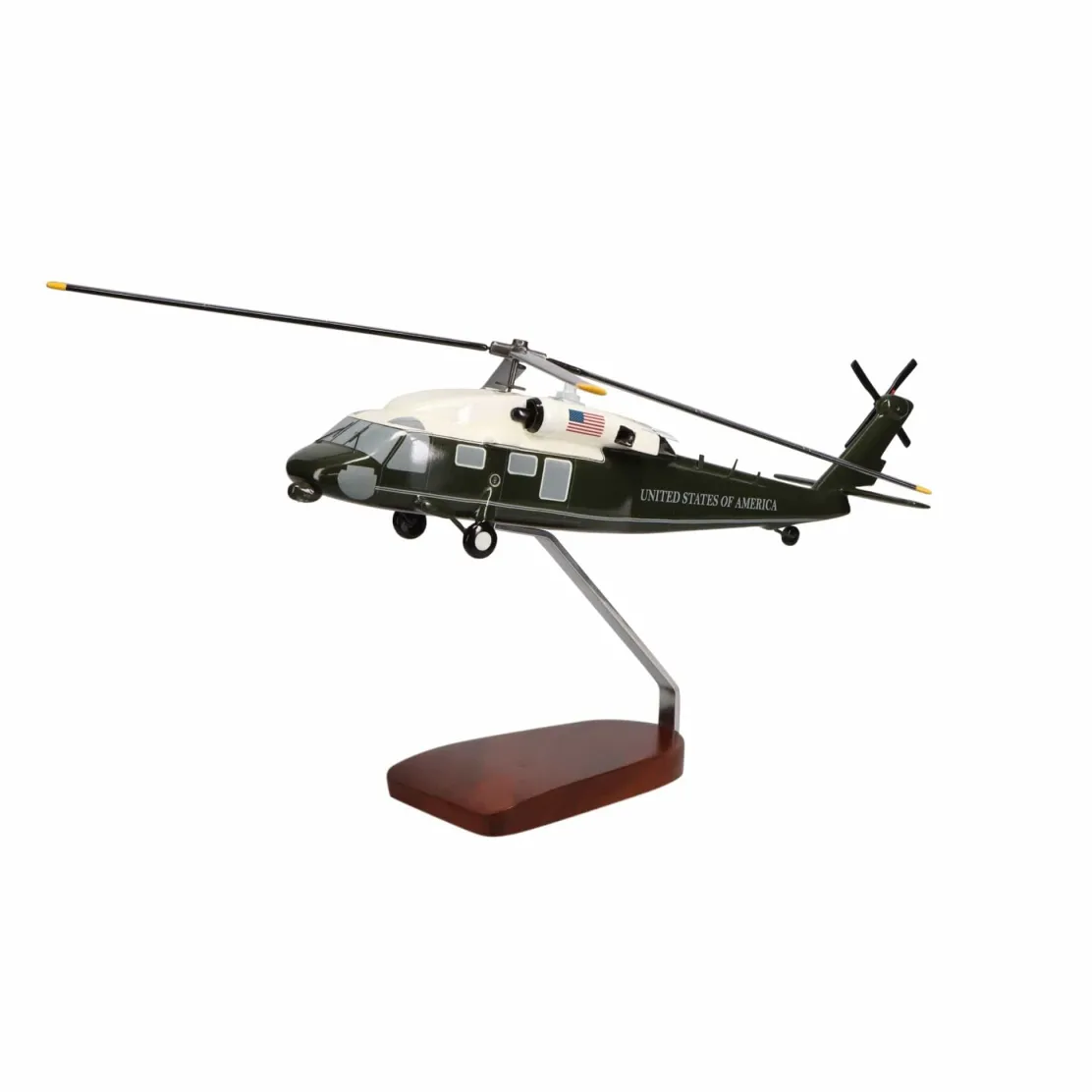 Sikorsky VH-60N White Hawk Marine One Large Mahogany Model