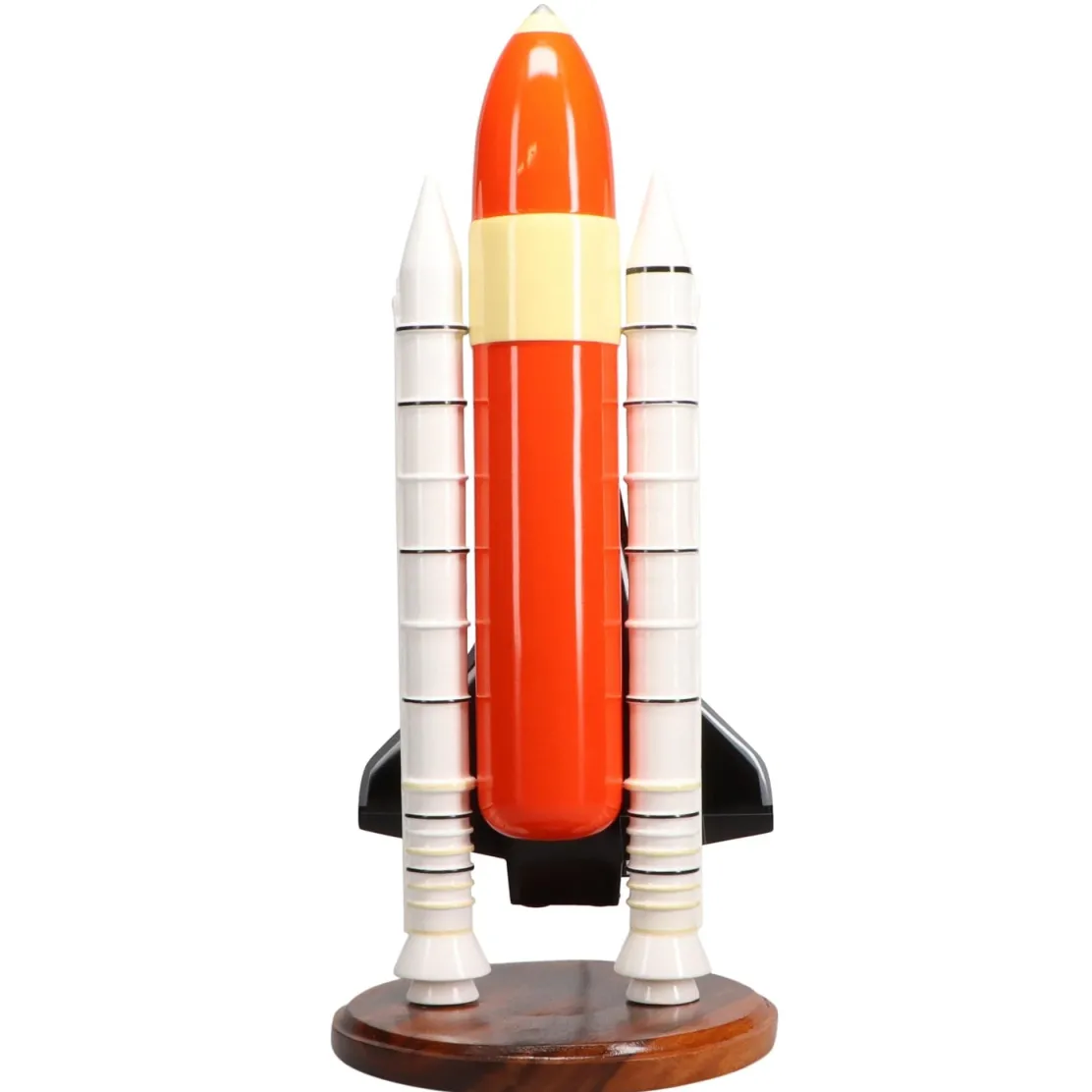 Space Shuttle Discovery with Booster Large Mahogany Model