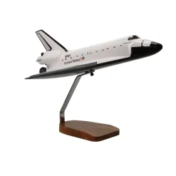 Space Shuttle Endeavour Orbiter OV-105 Large Mahogany Model