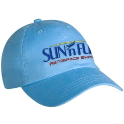 SUN 'n FUN Blue Sky Unstructured Ball Cap: Comfortable, Eye-Catching Headwear for Aviation Enthusiasts