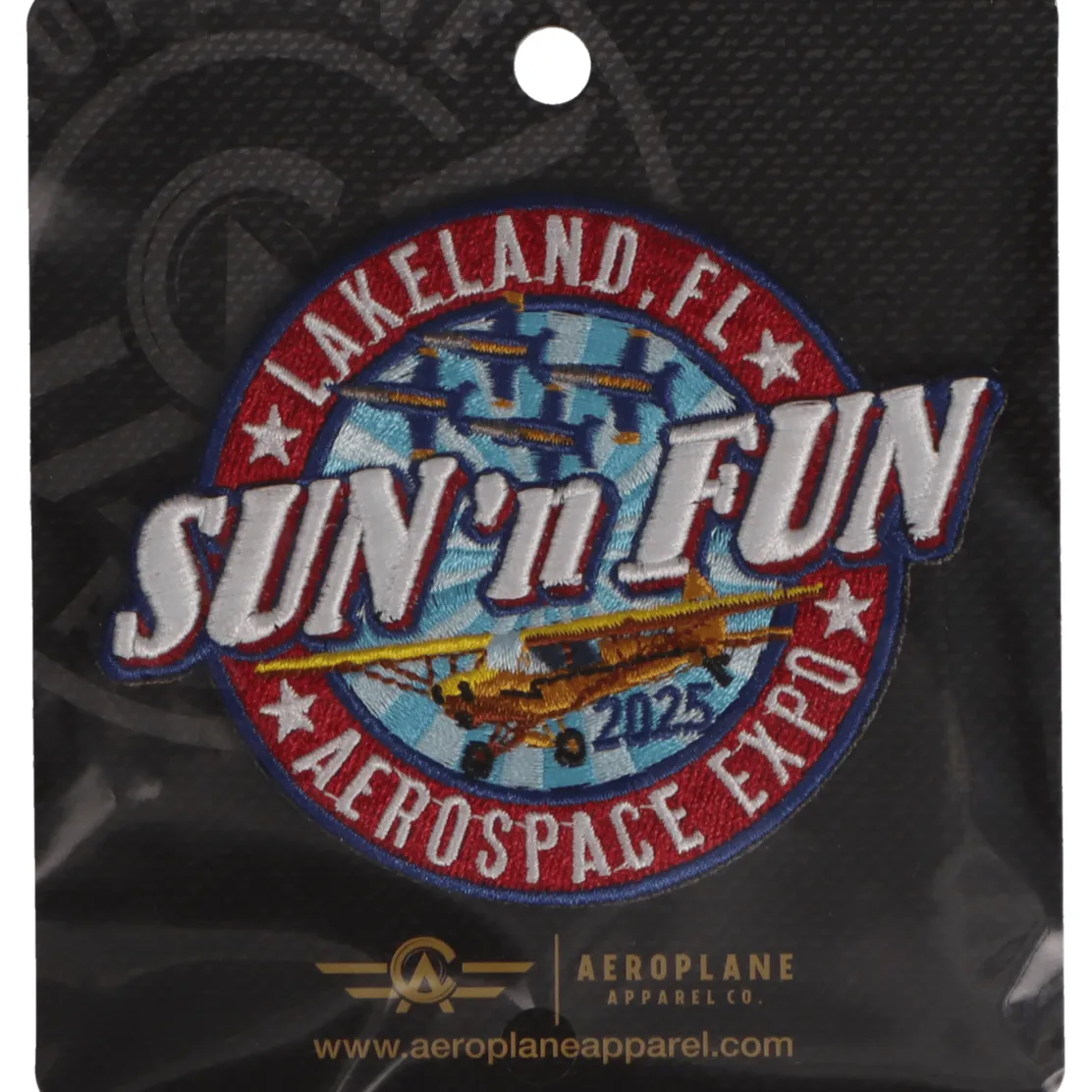 SUN 'n FUN 2025 Embroidered Patch (Iron On Application)