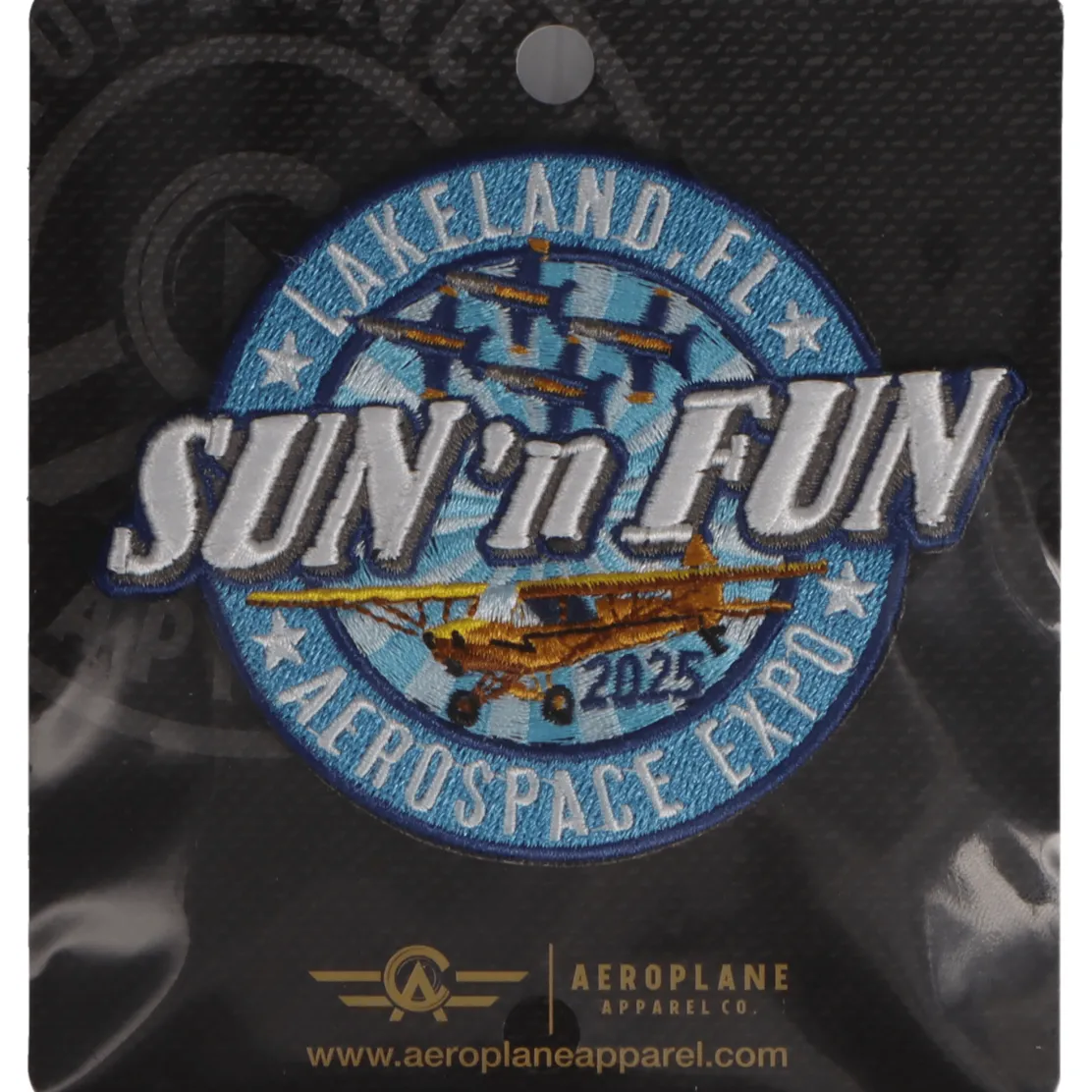 SUN 'n FUN 2025 Embroidered Patch (Iron On Application)