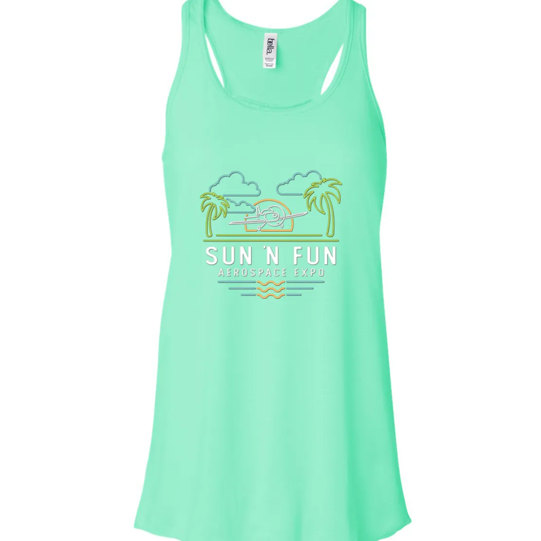 SUN 'n FUN Neon 2025 Womens Flowy Tanktop