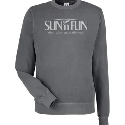 SUN 'n FUN Pigment-Dyed Fleece Crewneck Sweatshirt