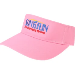 SUN 'n FUN Pink Twill Visor
