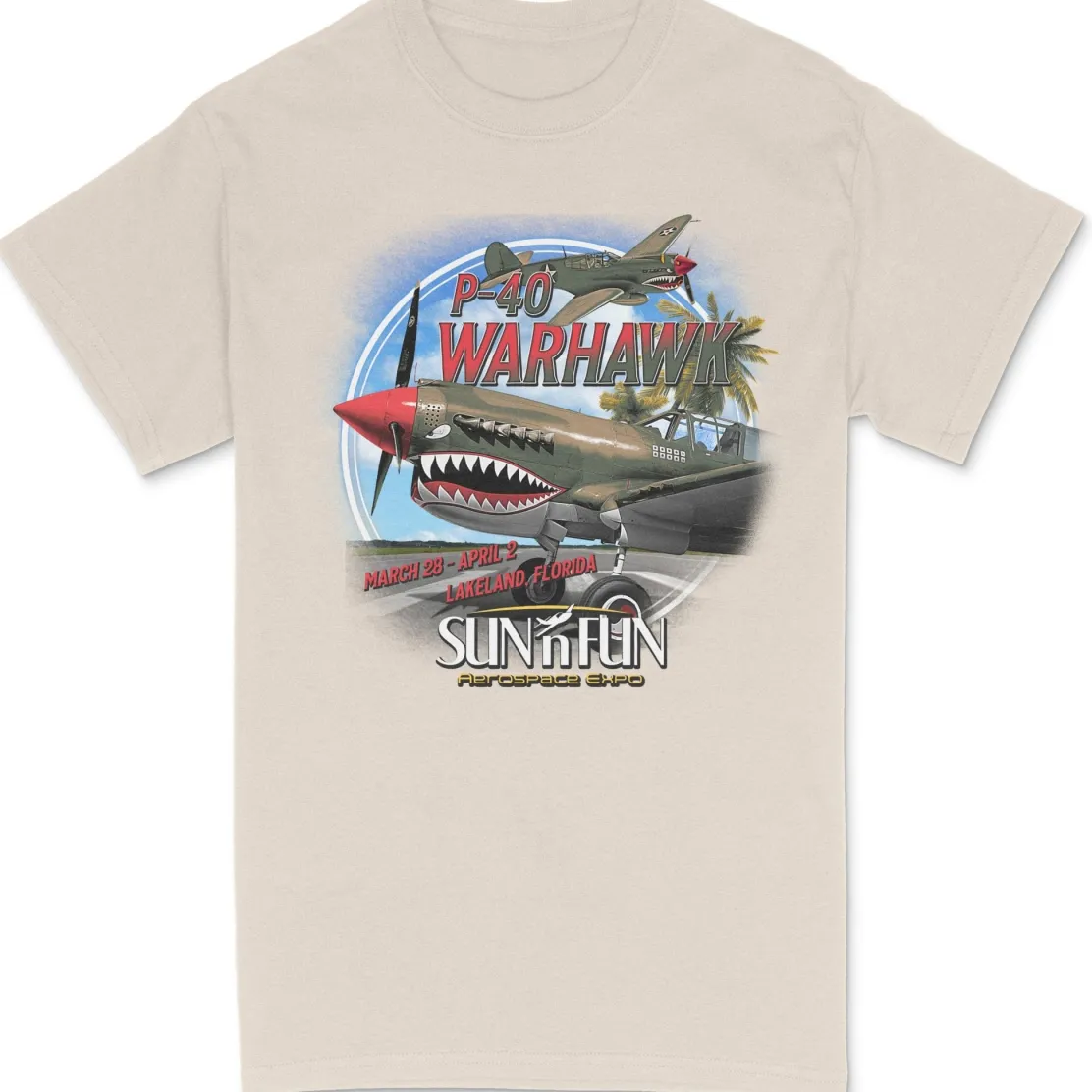 SUN 'n FUN P-40 Warhawk 2023 T-Shirt