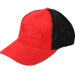 SUN 'n FUN Red/Black Structured Cap OSFM w/Turn Up The Fun for 51 Red Embroidery