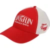 SUN 'n FUN Red/White Structured Cap OSFM w/Turn Up The Fun for 51 White Embroidery