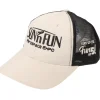 SUN 'n FUN Stone/Black Low Profile Structured Cap w/Turn Up The Fun for 51 Black Embroidrey