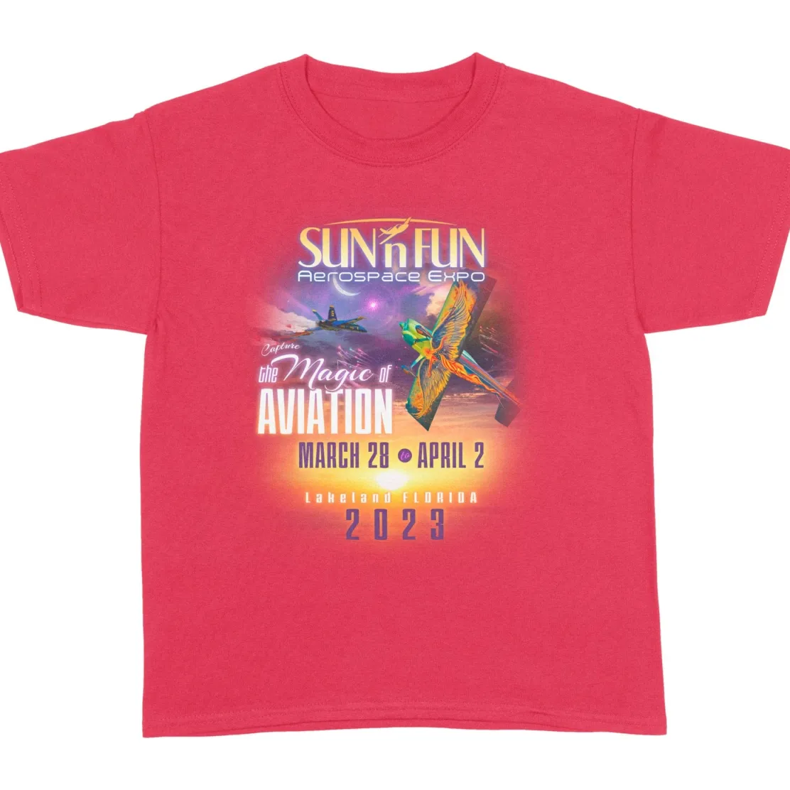 SUN 'n FUN The Magic of Aviation 2023 Youth T-Shirt