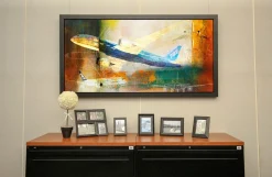 The Boeing 787 Dreamliner No. 2 Frank Martin Aviation Art Print