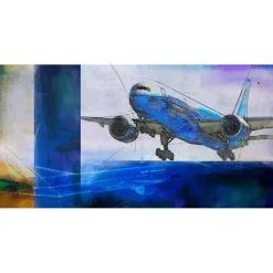 The Boeing 777 No. 3 Frank Martin Aviation Art Print