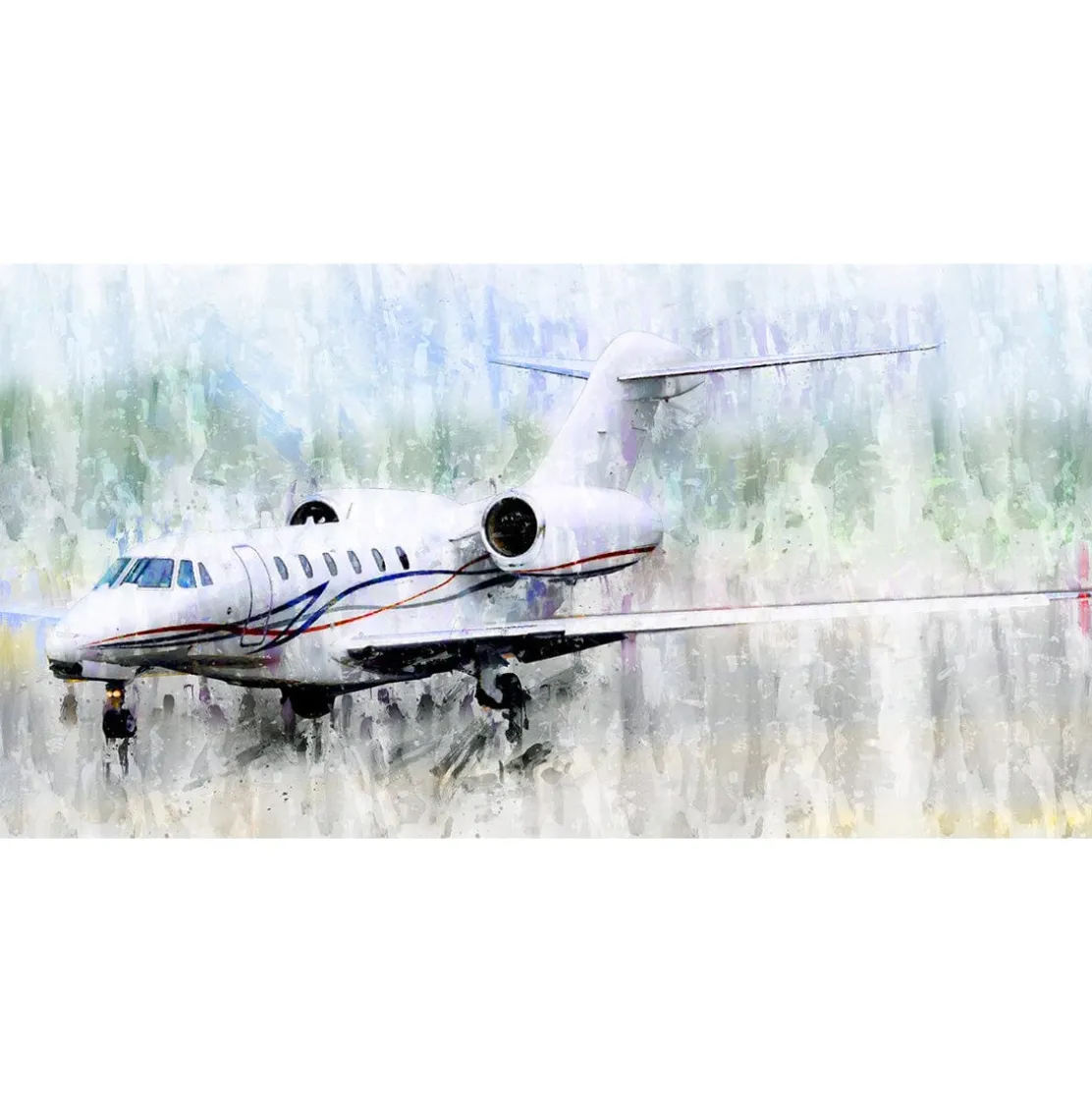 The Cessna Citation X No. 2 Frank Martin Aviation Art Print