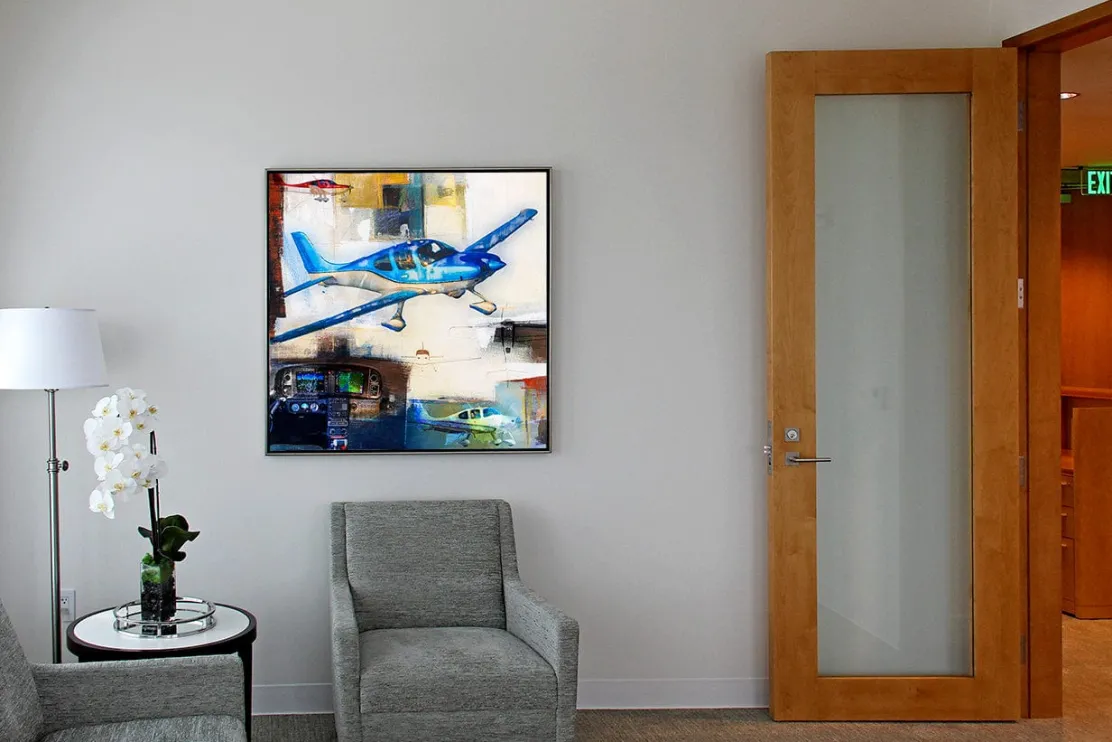 The Cirrus SR20 No. 1 Frank Martin Aviation Art Print