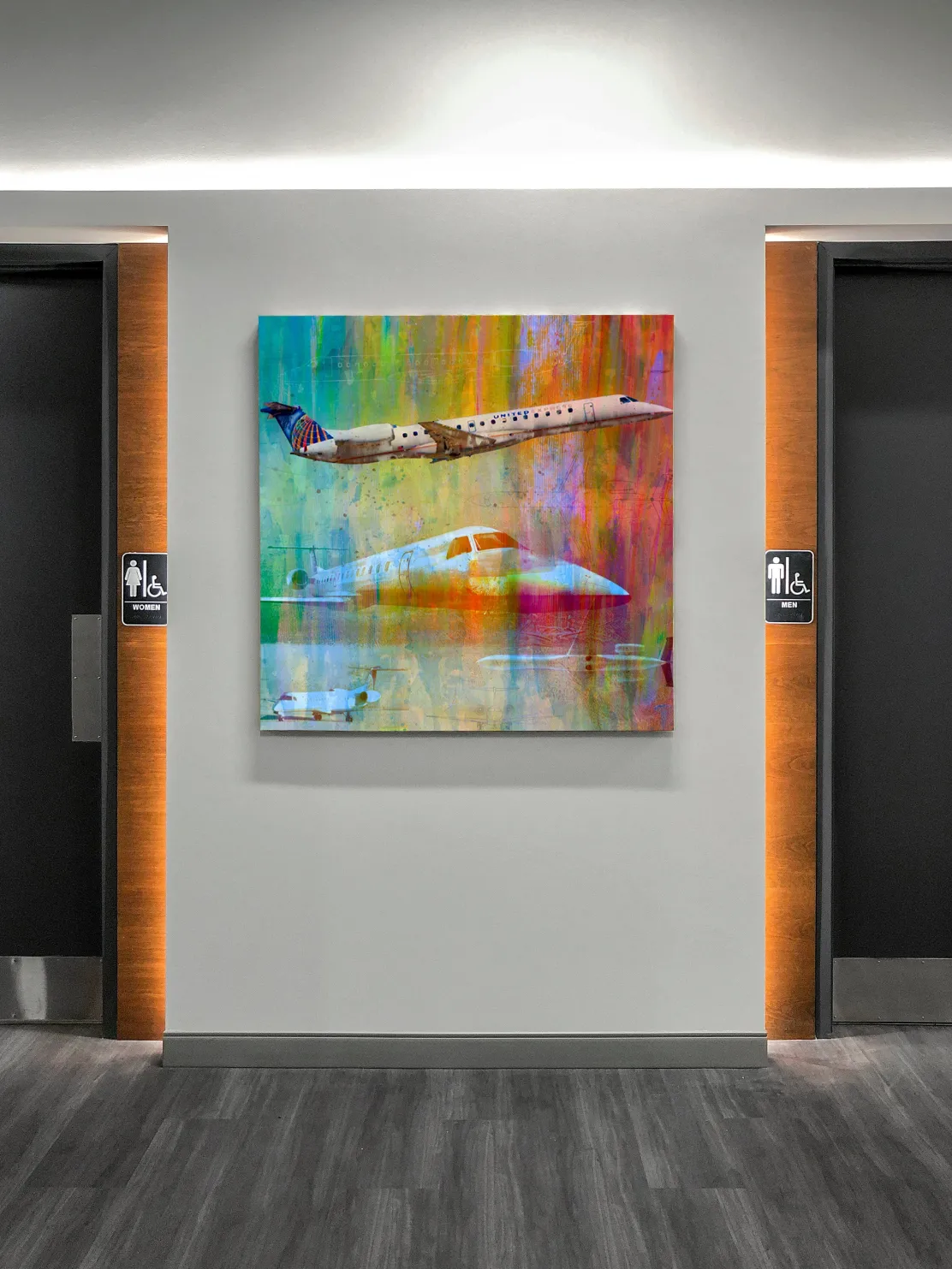 The Embraer ERJ Family Frank Martin Aviation Art Print