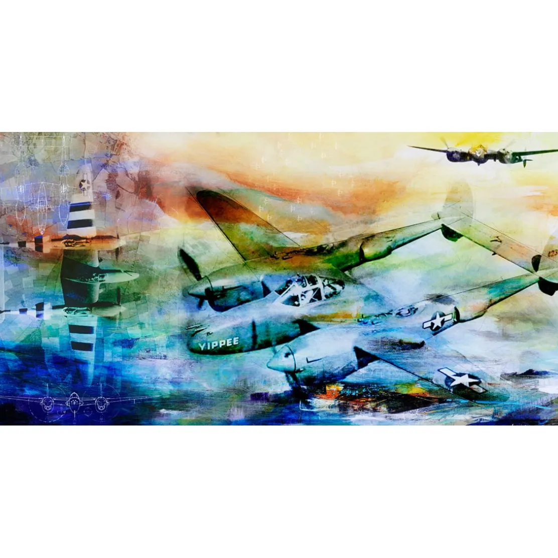 The Fork Tailed Devil Frank Martin Aviation Art Print