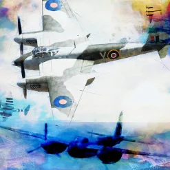 The Mossie Frank Martin Aviation Art Print