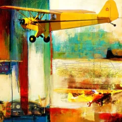The Piper Cub Frank Martin Aviation Art Print