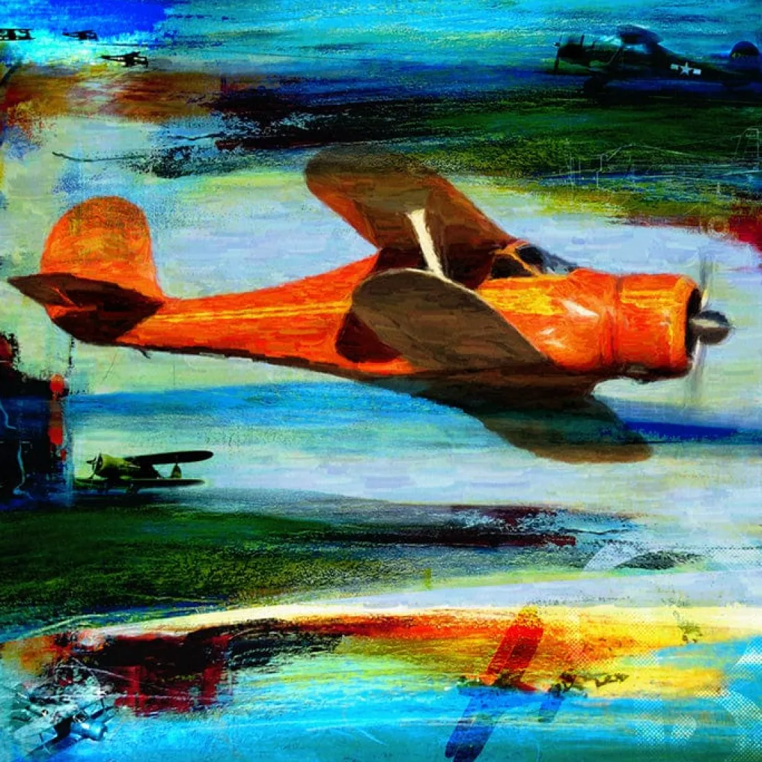 The Stag Frank Martin Aviation Art Print