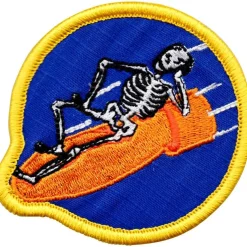 508th Fighter Squadron Iron On Patch by Aeroplane Apparel Co.