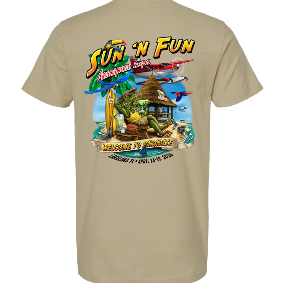 Tiki Takeoff SUN 'n FUN 2026 T-Shirt