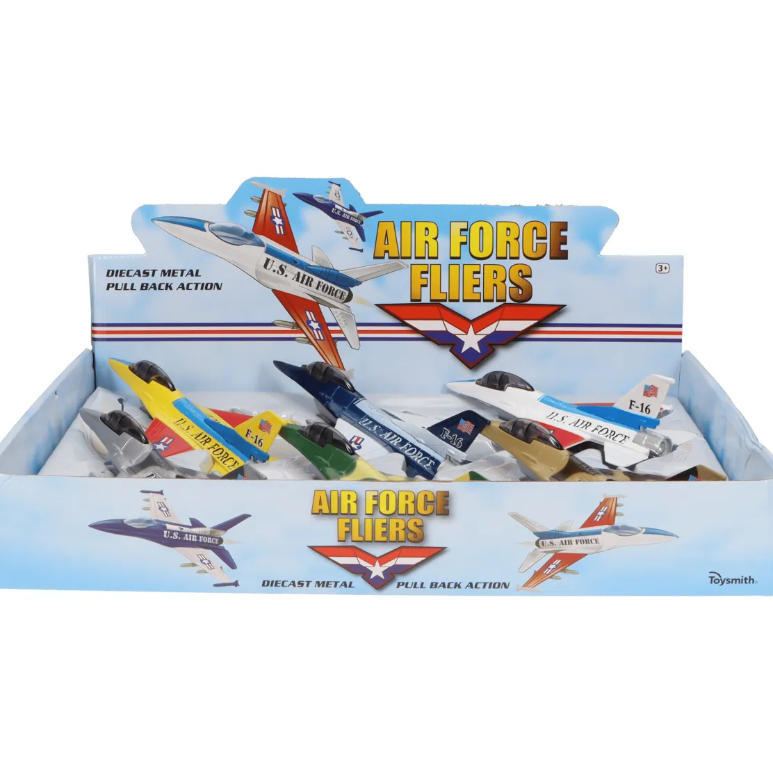 Toysmith Rollin' Fliers Diecast Airplane (1 Piece. Assorted Styles)