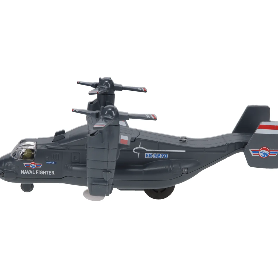 7" Transport Plane Pullback Toy w/Light and Sound (1 Piece. Assorted Styles)