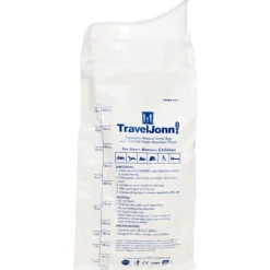 TravelJohn Resealable Disposable Urinal Bags with Liqsorb Gel (TJ1N-C) 3 Pack