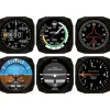 Trintec Modern Aviation Coasters: 6-Piece Non-Slip Instrument Set
