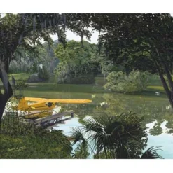 Tropical Runway Lyons Studios Limited Edition Aviation Print