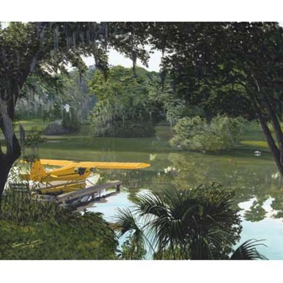 Tropical Runway Lyons Studios Limited Edition Aviation Print