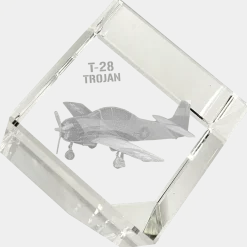 T-28 Trojan 3D Diamond Cube by Etched Memory