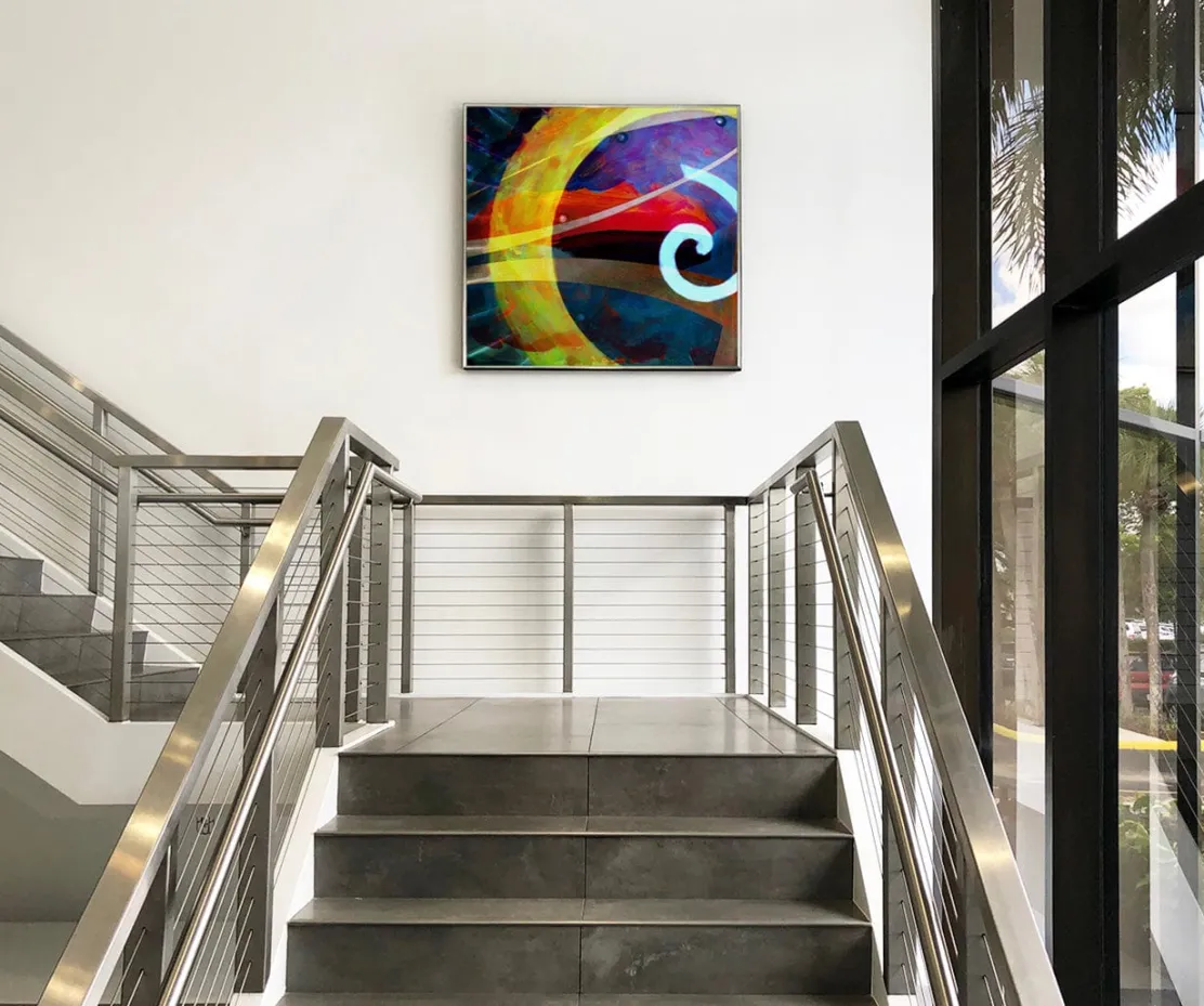 Turbine Tracings 14 Frank Martin Aviation Art Print